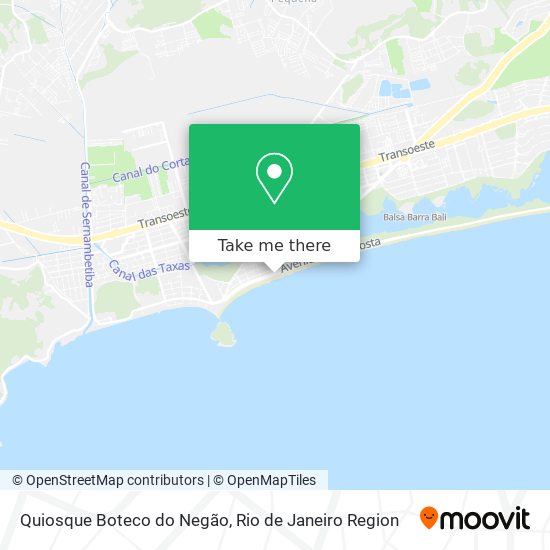 Quiosque Boteco do Negão map