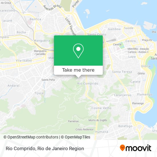 Rio Comprido map