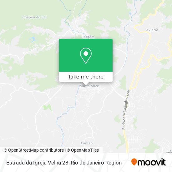 Estrada da Igreja Velha 28 map