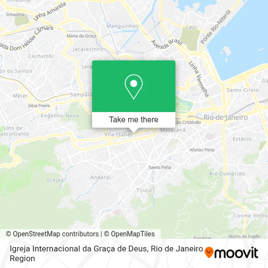 Igreja Internacional da Graça de Deus map
