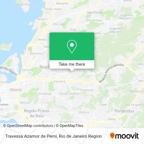 Travessa Azamor de Perni map
