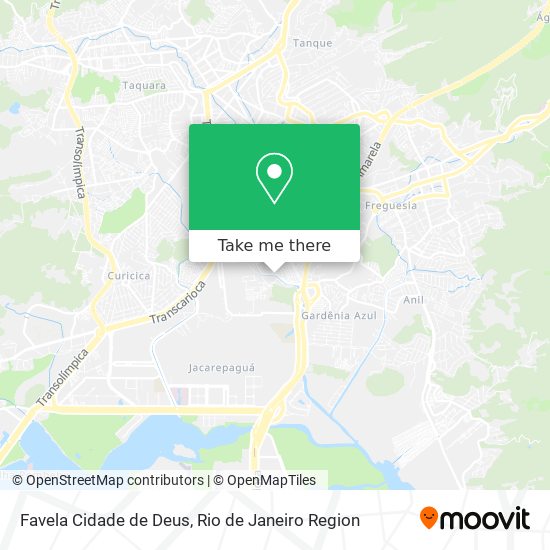 Mapa Favela Cidade de Deus