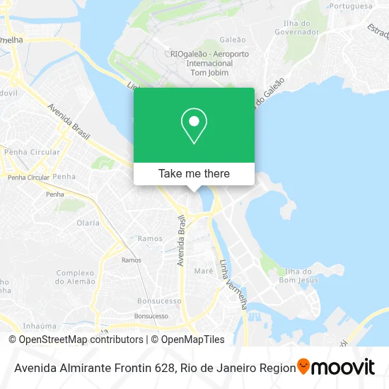 Avenida Almirante Frontin 628 map