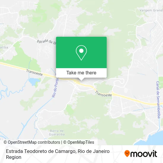 Estrada Teodoreto de Camargo map