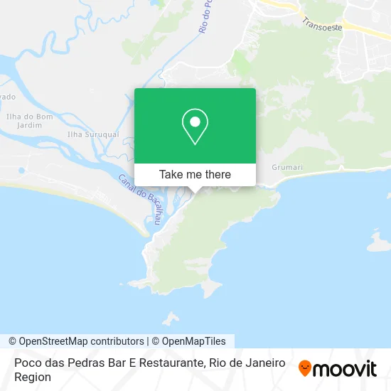 Poco das Pedras Bar E Restaurante map