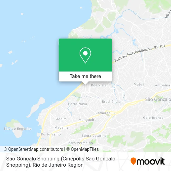 Sao Goncalo Shopping map