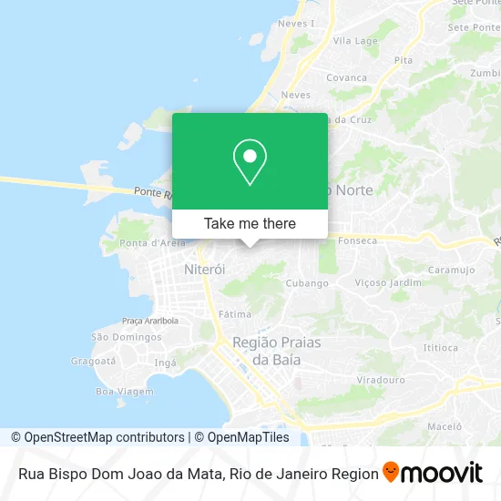 Rua Bispo Dom Joao da Mata map