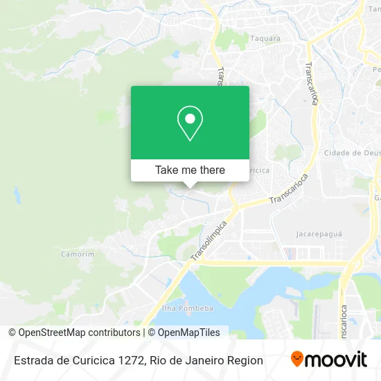 Estrada de Curicica 1272 map