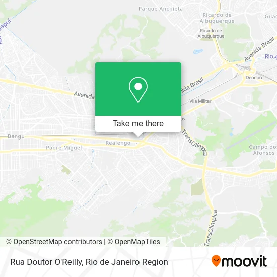 Rua Doutor O'Reilly map