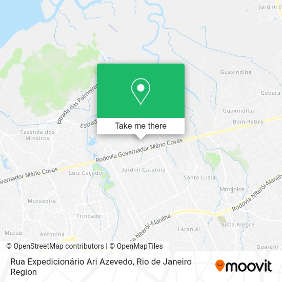 Rua Expedicionário Ari Azevedo map