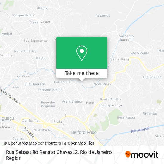 Mapa Rua Sebastião Renato Chaves, 2