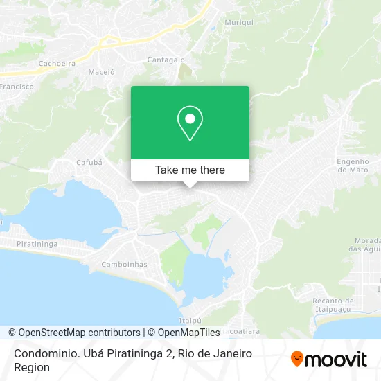 Condominio. Ubá Piratininga 2 map