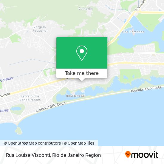 Mapa Rua Louise Visconti