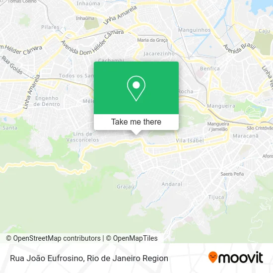 Rua João Eufrosino map