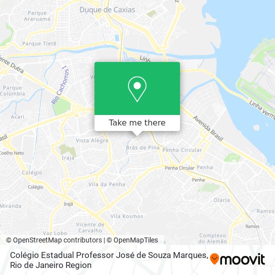 Mapa Colégio Estadual Professor José de Souza Marques