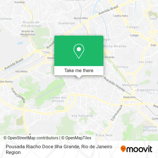 Pousada Riacho Doce Ilha Grande map