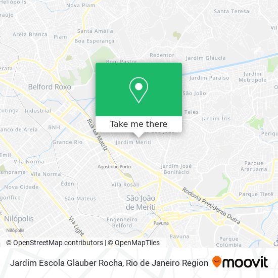 Jardim Escola Glauber Rocha map