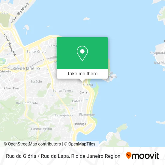 Rua da Glória / Rua da Lapa map