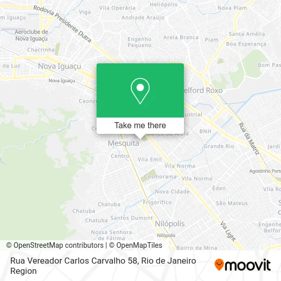 Rua Vereador Carlos Carvalho 58 map