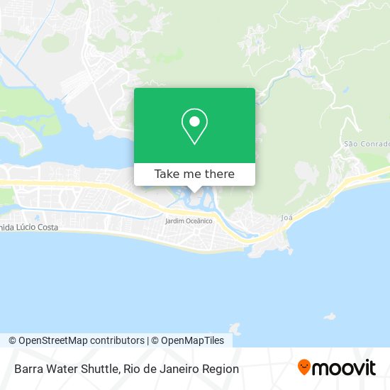 Mapa Barra Water Shuttle