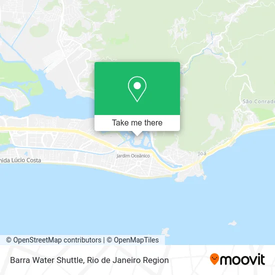 Barra Water Shuttle map