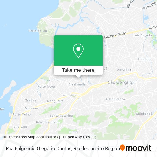 Rua Fulgêncio Olegário Dantas map