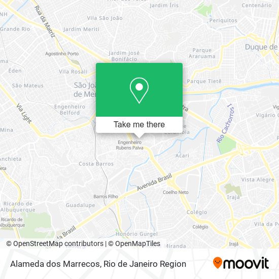 Alameda dos Marrecos map