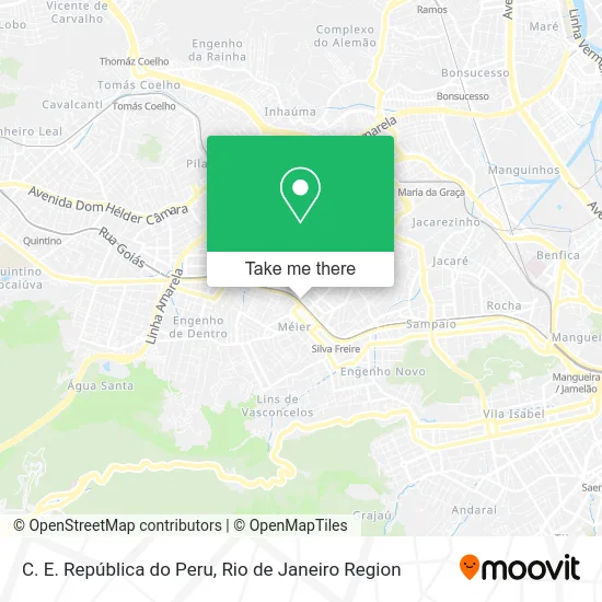 C. E. República do Peru map