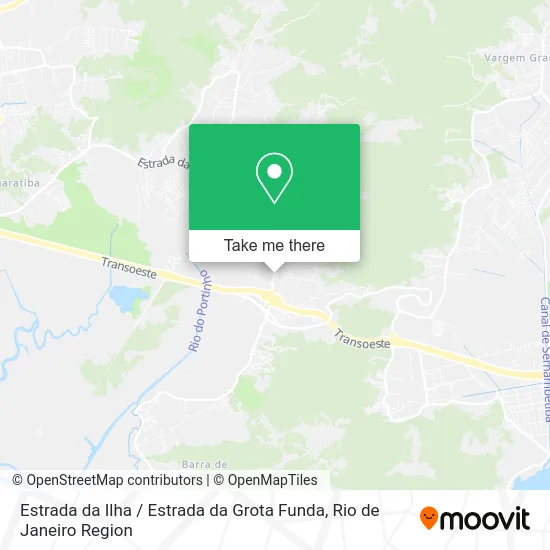 Estrada da Ilha / Estrada da Grota Funda map