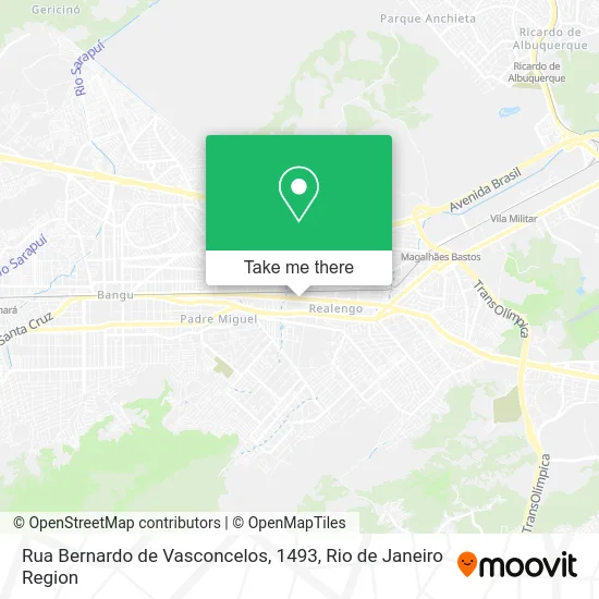 Rua Bernardo de Vasconcelos, 1493 map