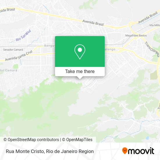 Rua Monte Cristo map