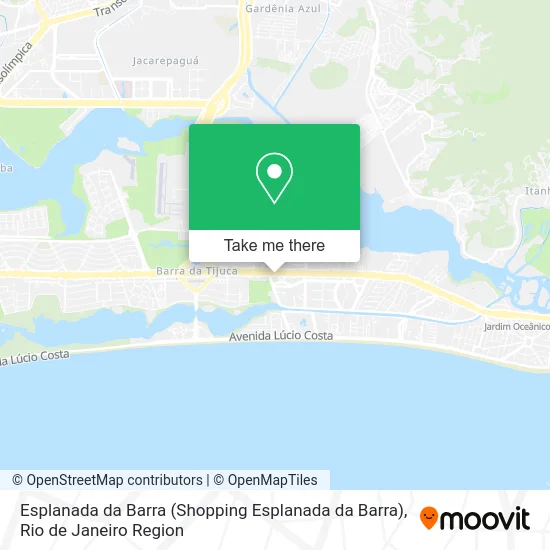 Esplanada da Barra map