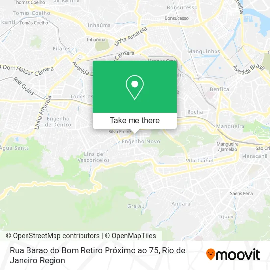 Rua Barao do Bom Retiro Próximo ao 75 map