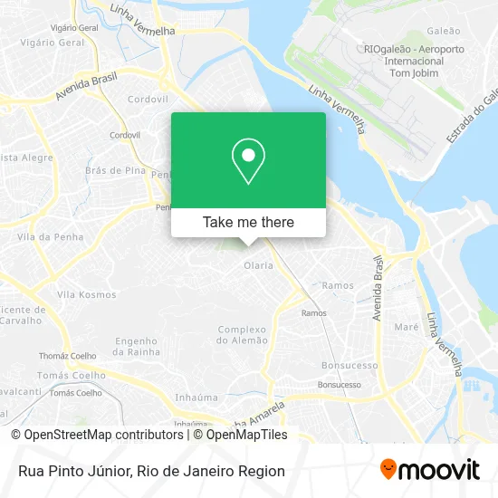Rua Pinto Júnior map