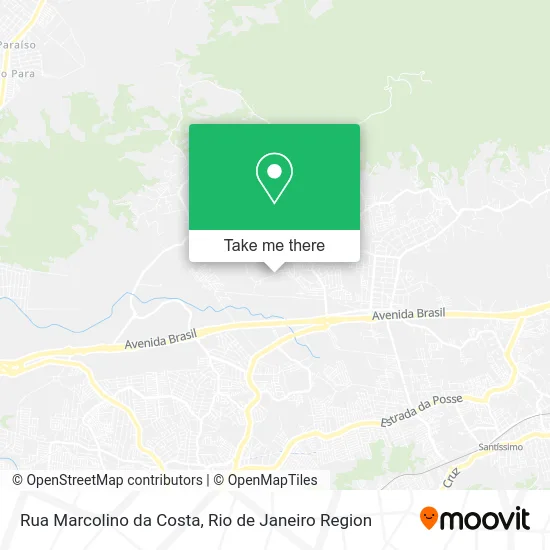 Rua Marcolino da Costa map