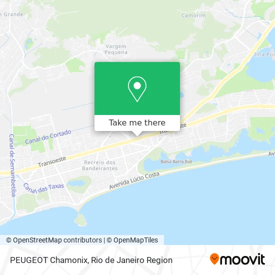 PEUGEOT Chamonix map