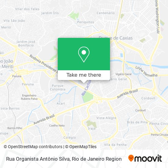 Rua Organista Antônio Silva map