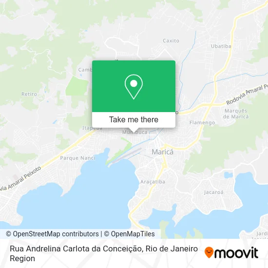 Rua Andrelina Carlota da Conceição map