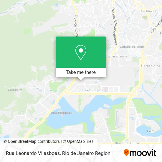Rua Leonardo Vilasboas map