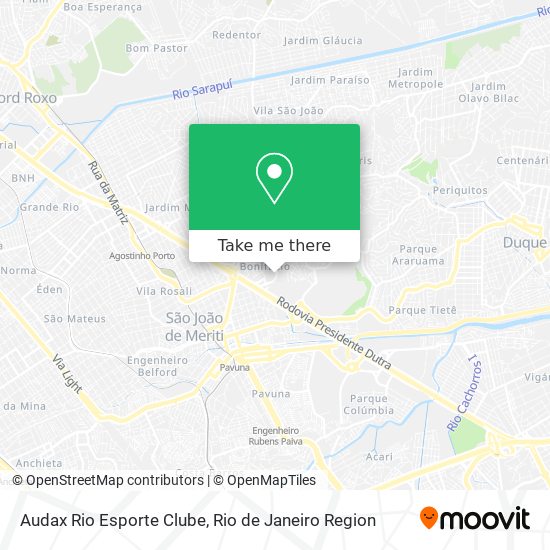 Audax Rio Esporte Clube map