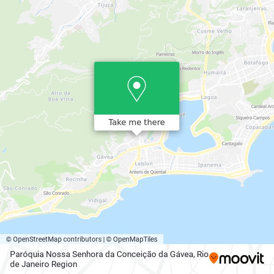 Paróquia Nossa Senhora da Conceição da Gávea map