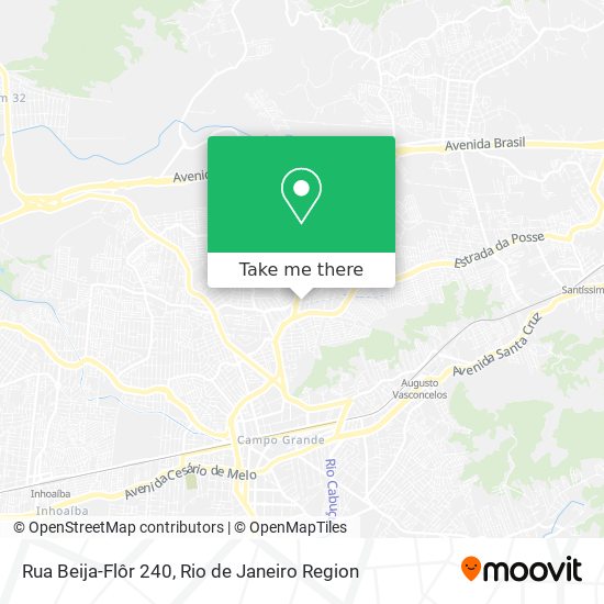 Rua Beija-Flôr 240 map