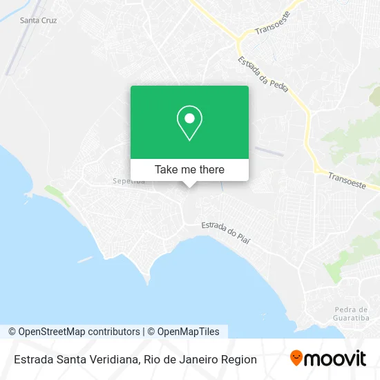 Estrada Santa Veridiana map