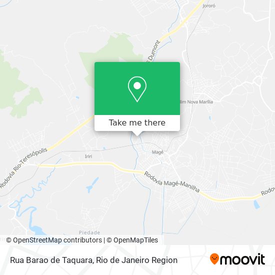 Rua Barao de Taquara map