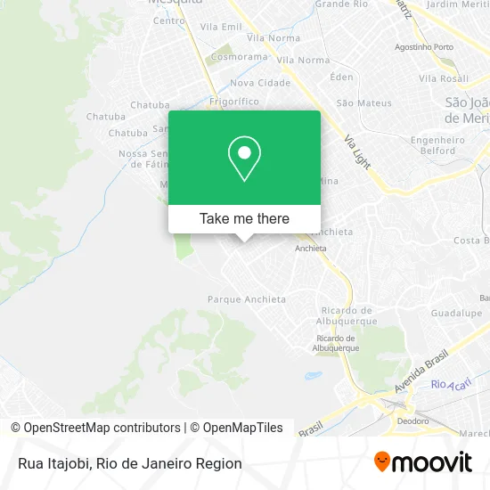 Rua Itajobi map