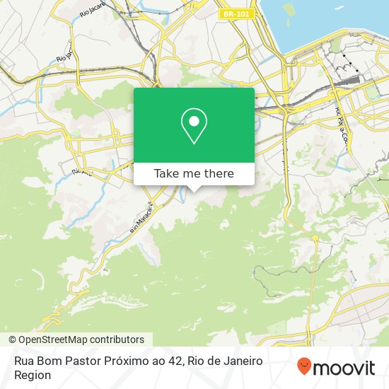 Rua Bom Pastor Próximo ao 42 map