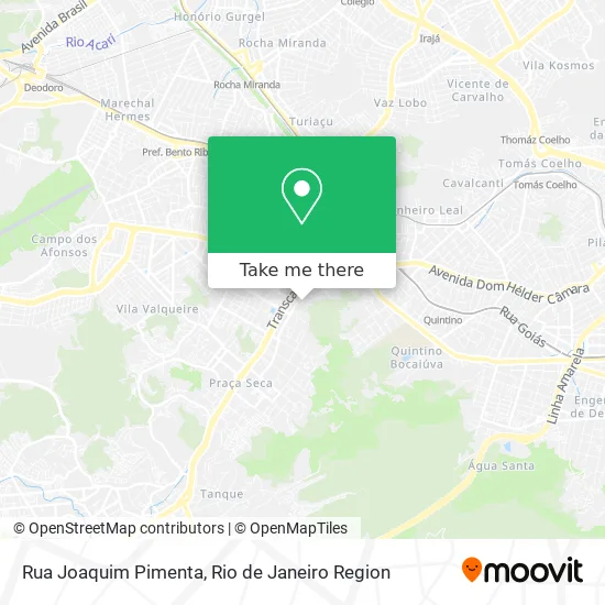 Rua Joaquim Pimenta map