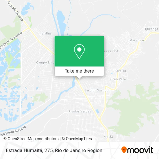 Estrada Humaitá, 275 map