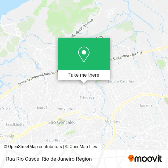 Rua Rio Casca map