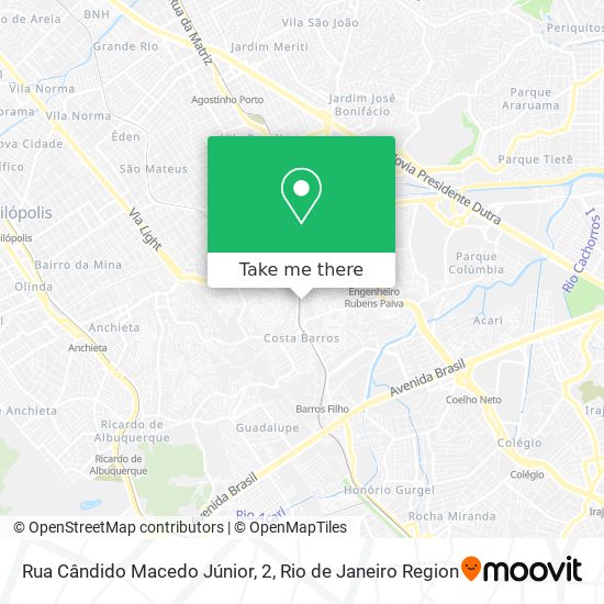 Rua Cândido Macedo Júnior, 2 map